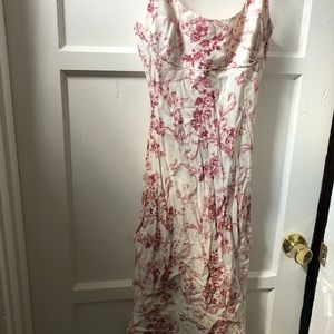Bebe Printed slip dress